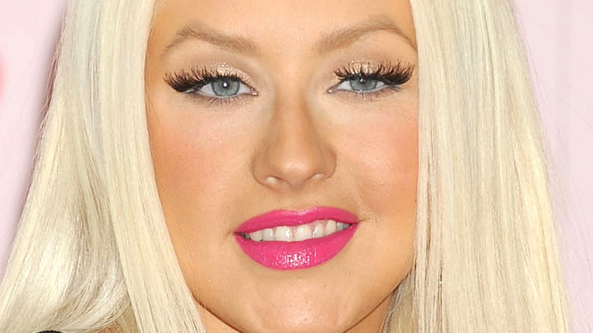 Christina Aguilera face