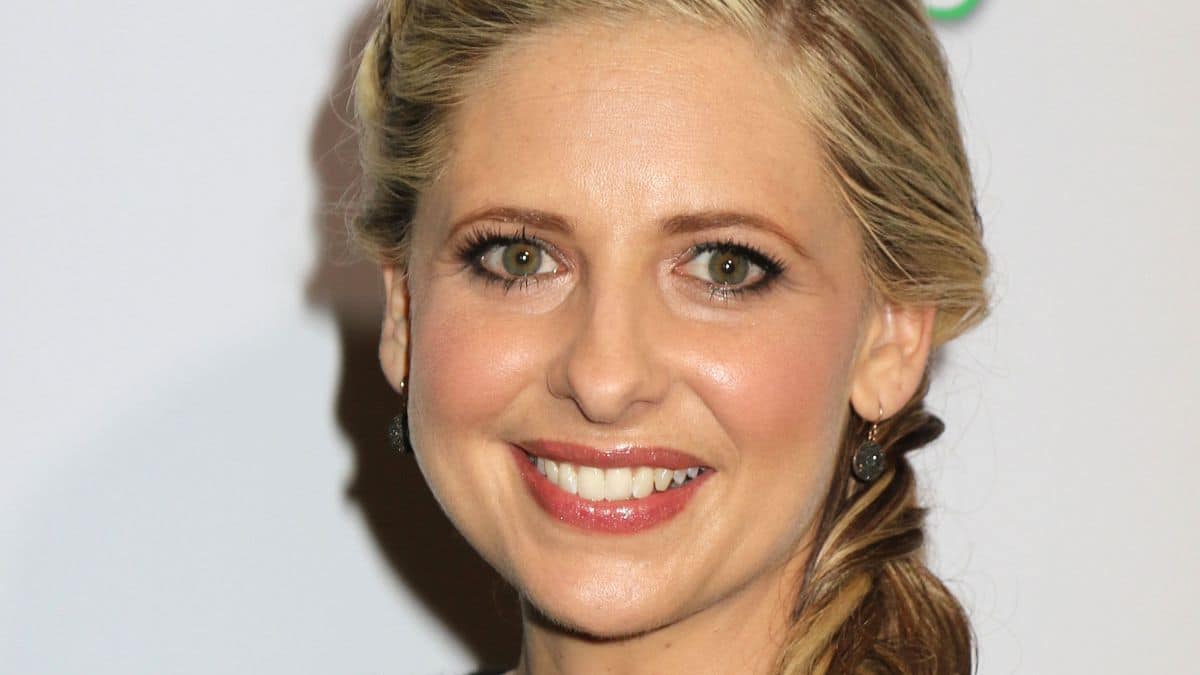 Sarah Michelle Gellar poses at an event in New York.