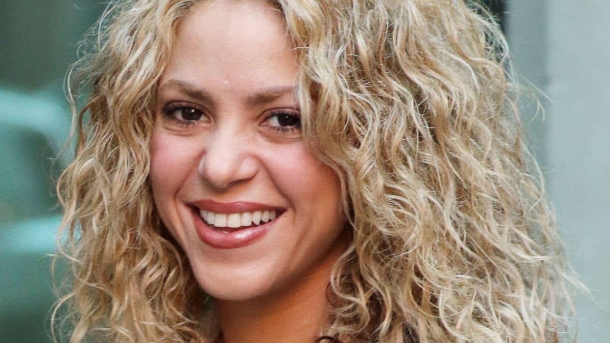 Shakira is captured walking around New York.