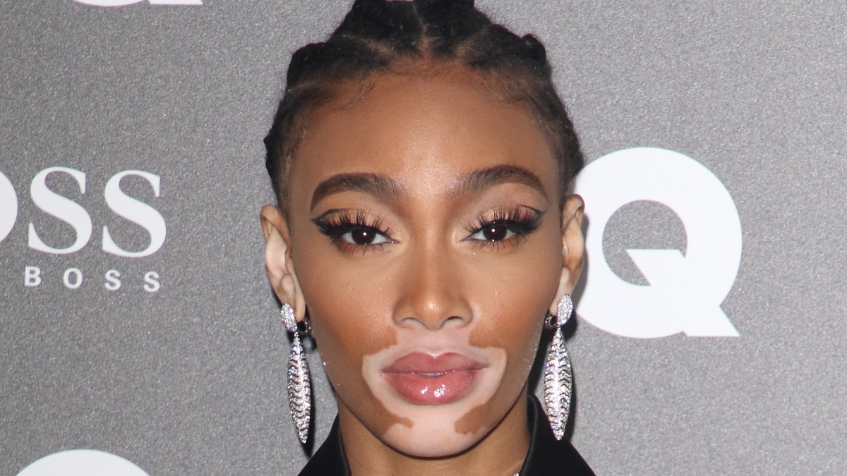 Winnie Harlow on the red carpet.