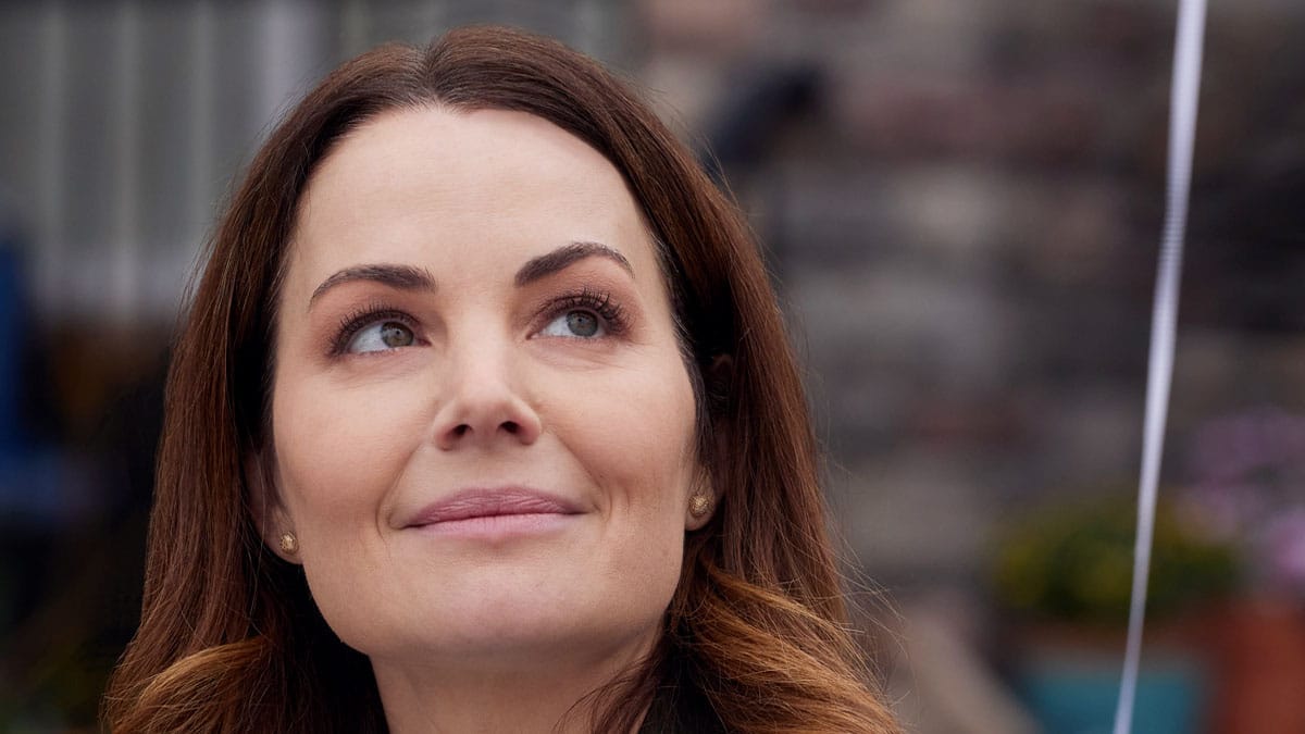 Erica Durance in the Hallmark movie, Unexpected Grace.