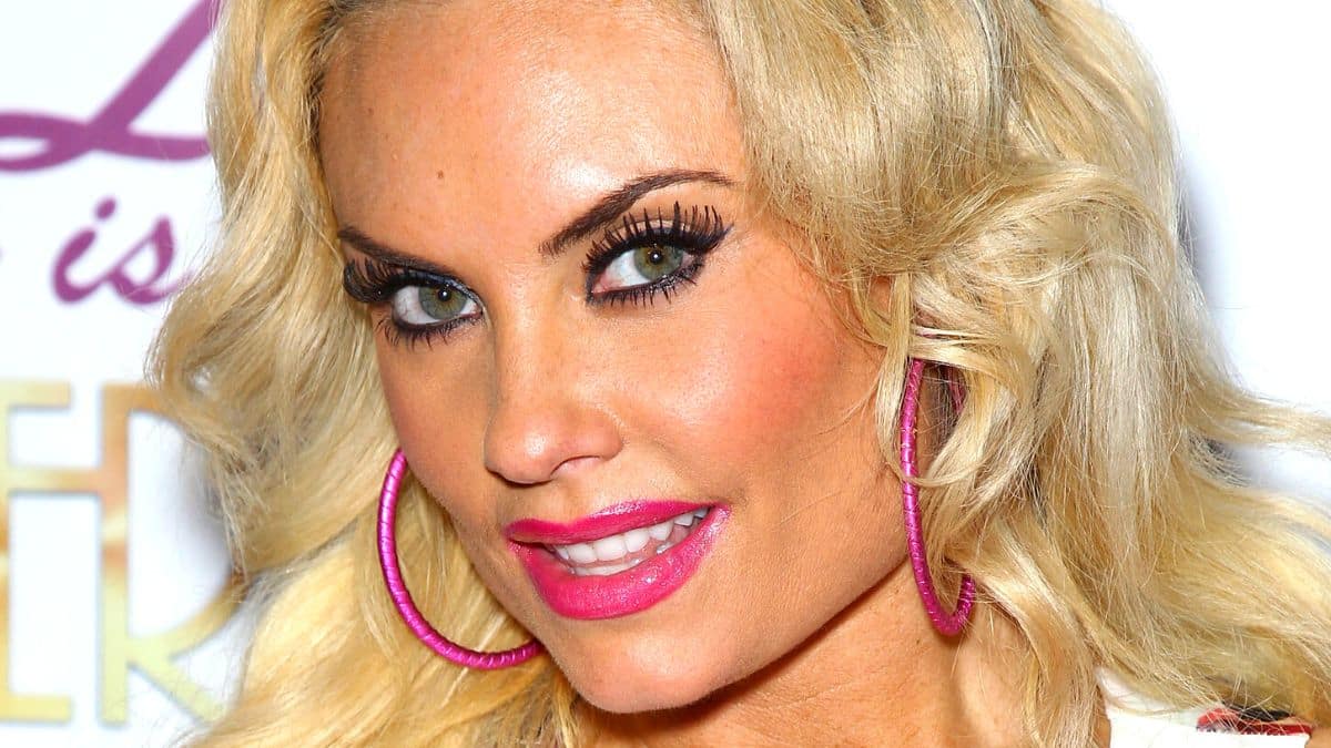 Coco Austin poses on the red carpet at the Planet Hollywood Resort and Casino