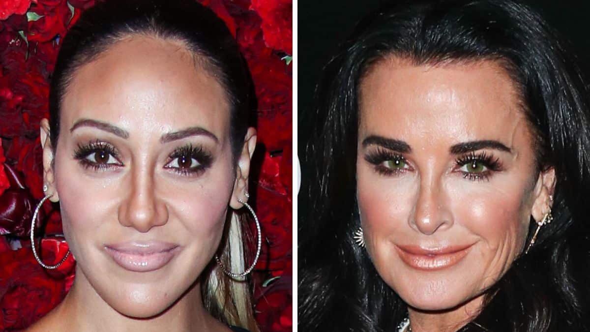 Melissa Gorga and Kyle Richards on the red carpet.
