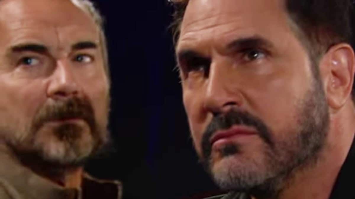 Thorsten Kaye and Don Diamont as Ridge and Bill on The Bold and the Beautiful.
