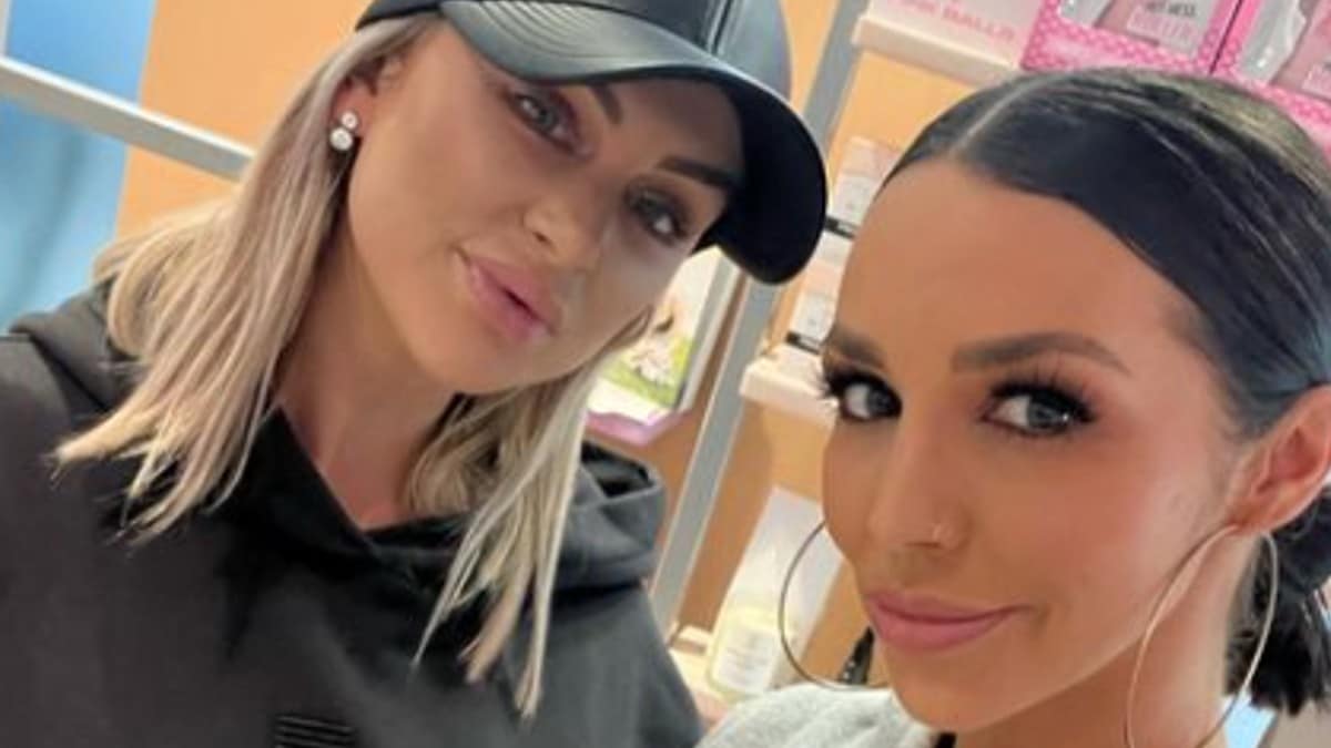 Lala Kent and Scheana Shay posing together.