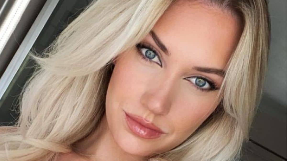 Paige Spiranac goes wild in snakeskin costume to indicate off new hair