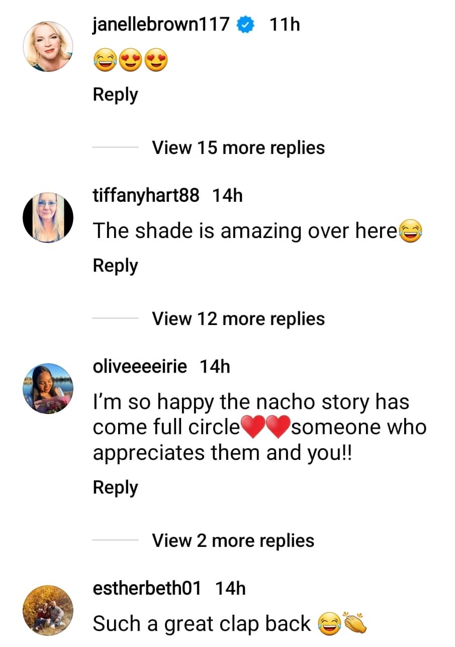 janelle brown appreciated christine brown's humor and shot at kody brown in her Instagram post