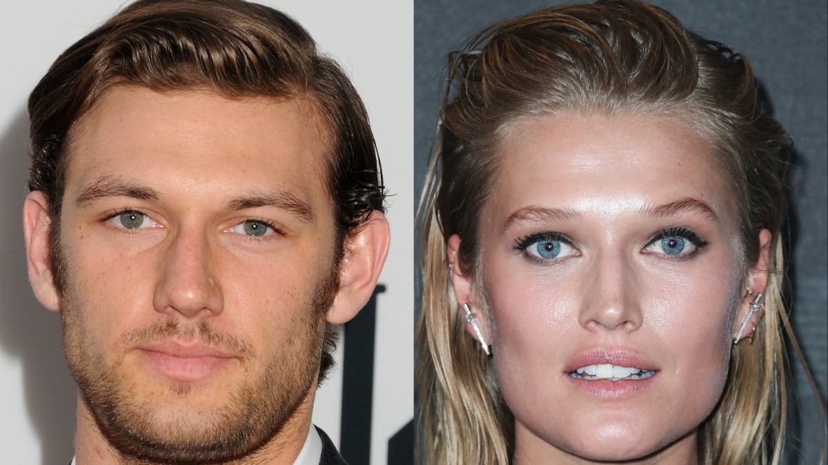 Alex Pettyfer and Toni Garrn at different events.