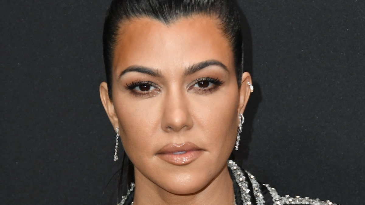 Close-up of Kourtney Kardashian