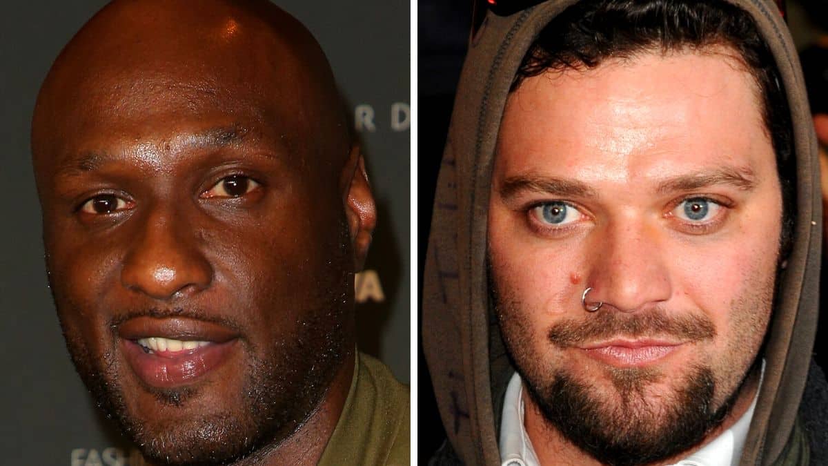 Lamar Odom and Bam Margera