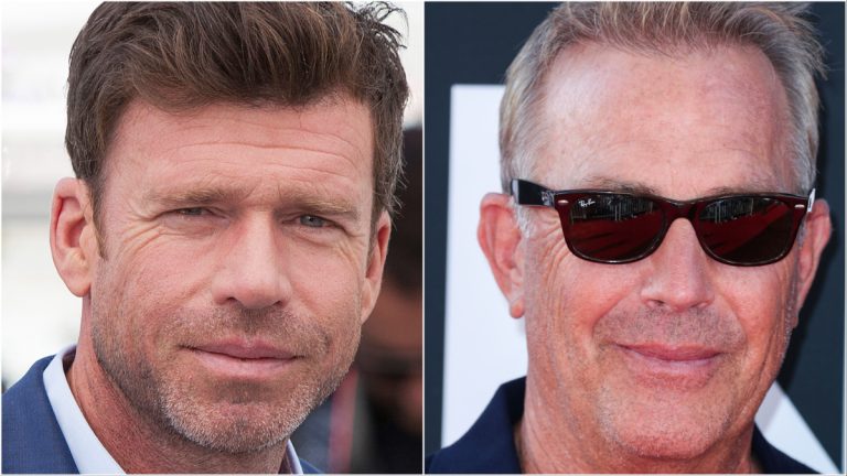 Taylor Sheridan at the Cannes Film Festival and Kevin Costner at The Art of Racing in the Rain premiere.