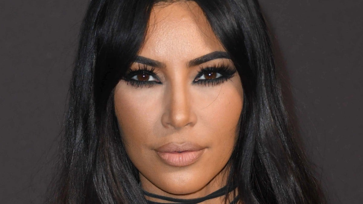 Kim Kardashian up close