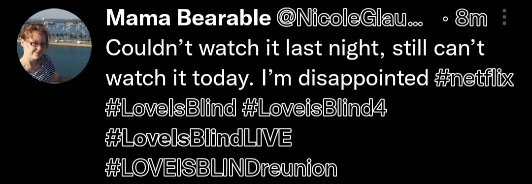 love is blind viewers tweet about being disappointed with netflix