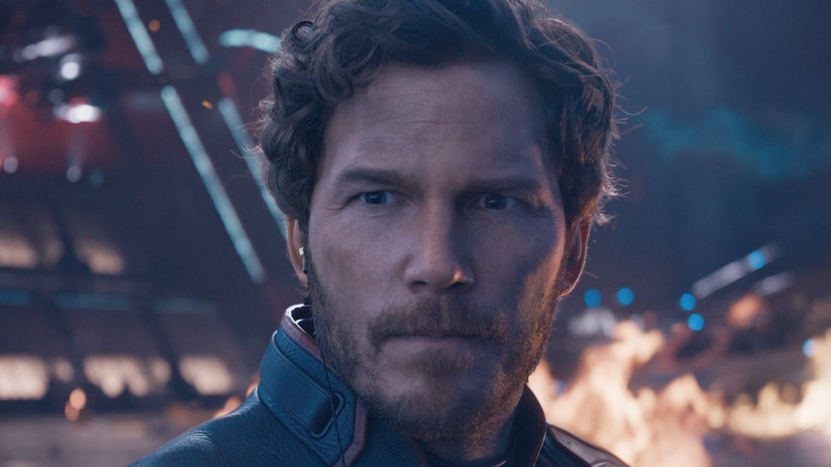 Chris Pratt as Peter Quill/Star-Lord in Guardians of the Galaxy Vol. 3.