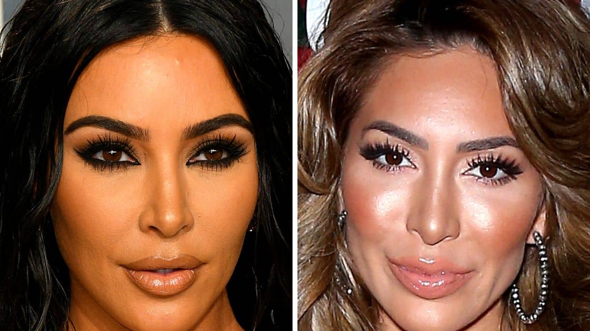 Kim Kardashian and Farrah Abraham red carpet