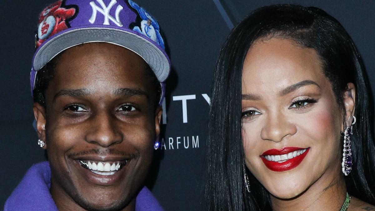 asap rocky and rihanna together at event