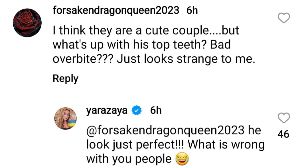 yara zaya defended jovi dufren on instagram