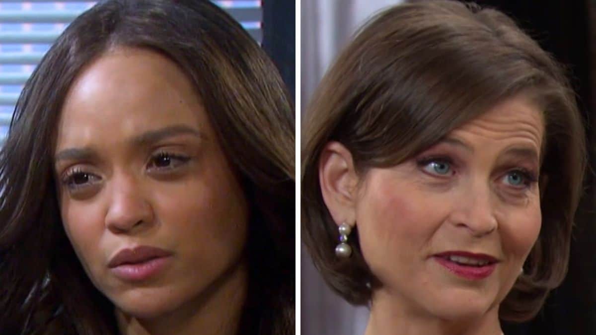 Sal Stowers as Lani Price and Miranda Wilson as Megan Hathaway on Days
