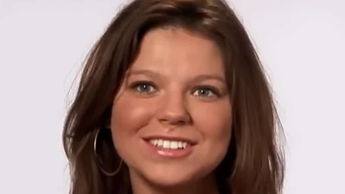 Amy Duggar King in an 18 Kids confessional.