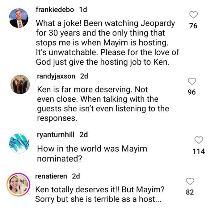 jeopardy! fans support ken jennings on instagram