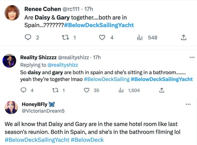 Daisy and Gary spain comments