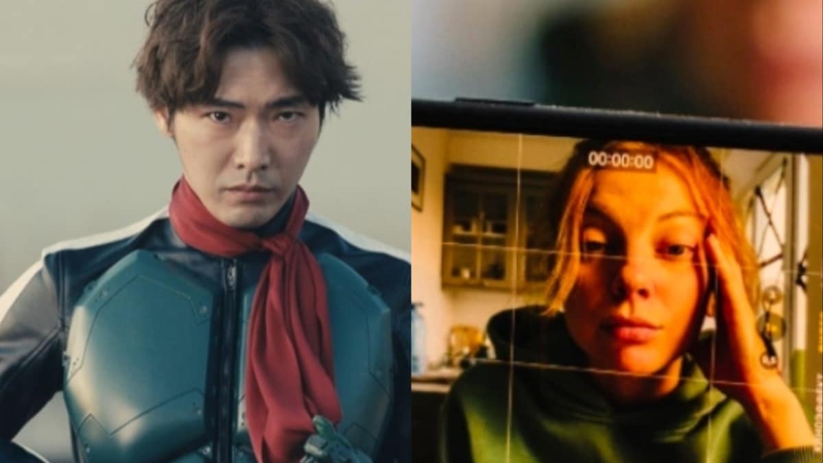 Still images from Stay Online and Shin Kamen Rider.