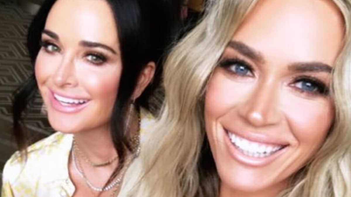 Teddi Mellencamp and Kyle Richards selfie.