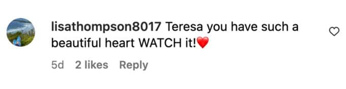 Teresa gets warned