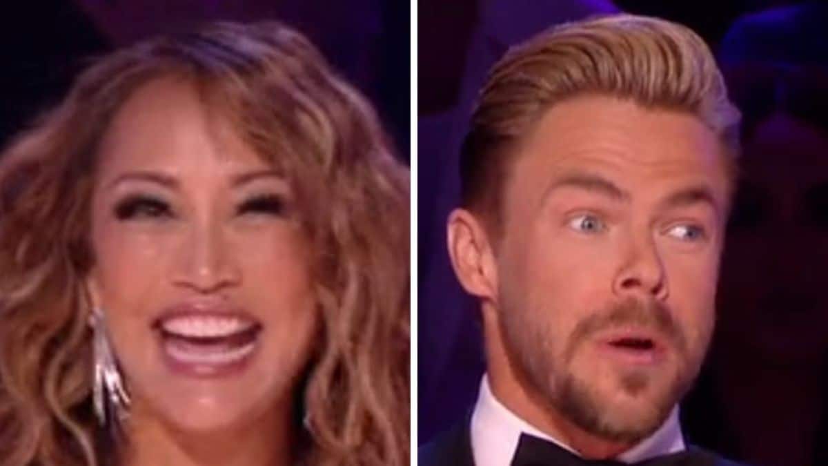 Carrie Ann Inaba and Derek Hough on DWTS Season 31