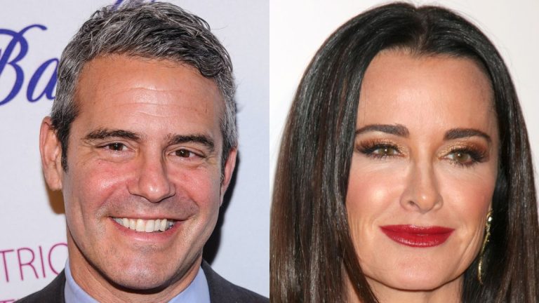 RHOBH star Kyle Richards and Bravo executive Andy Cohen