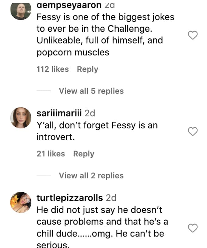 fessy critics comment about his usa 2 promo remarks