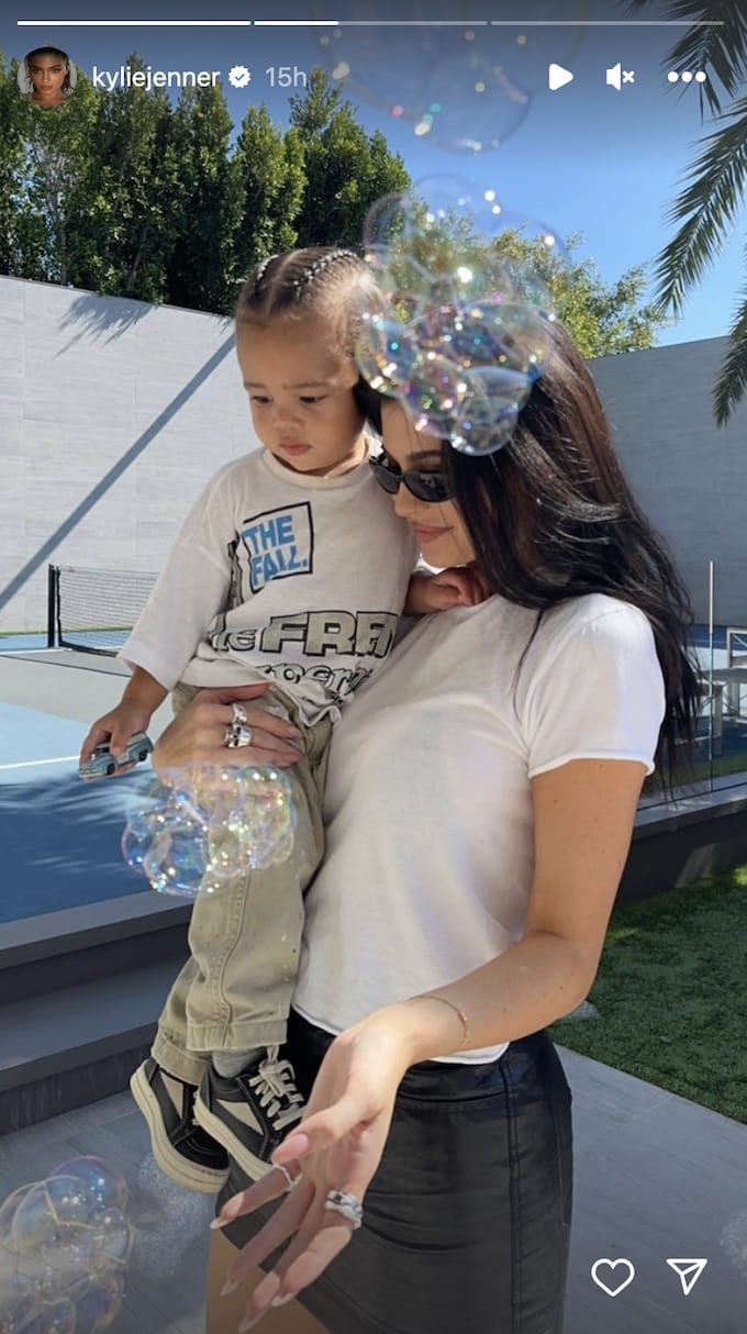 kylie jenner and son aire webster