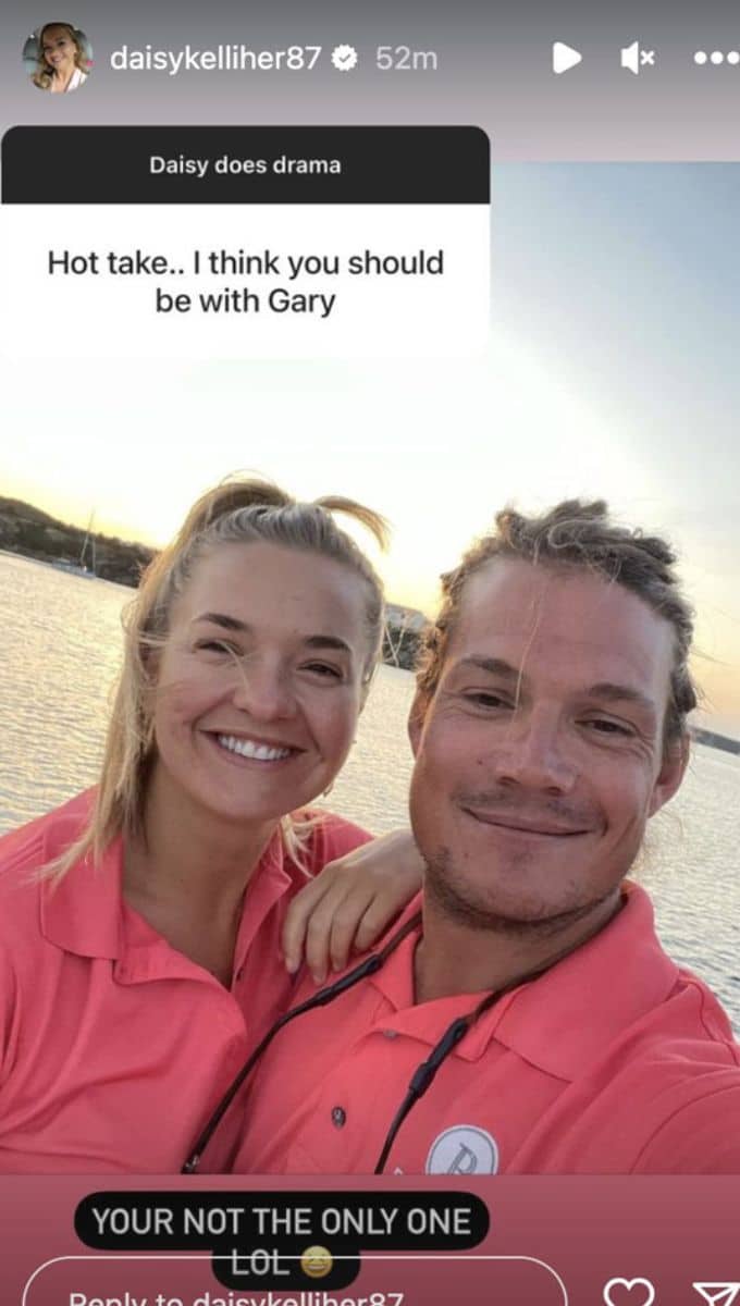 Daisy and Gary IG Story