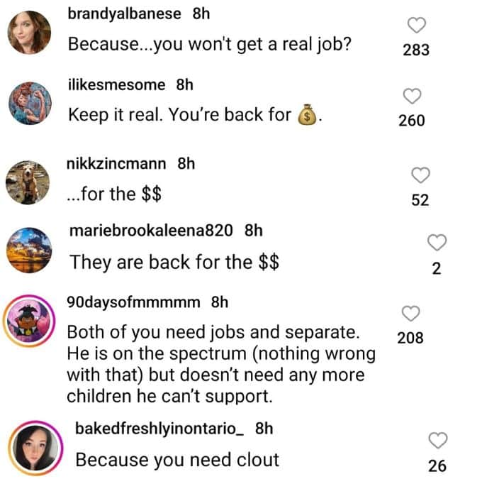 90 day fiance viewers comment on kalani faagata and asuelu pulaa returning to the franchise on instagram