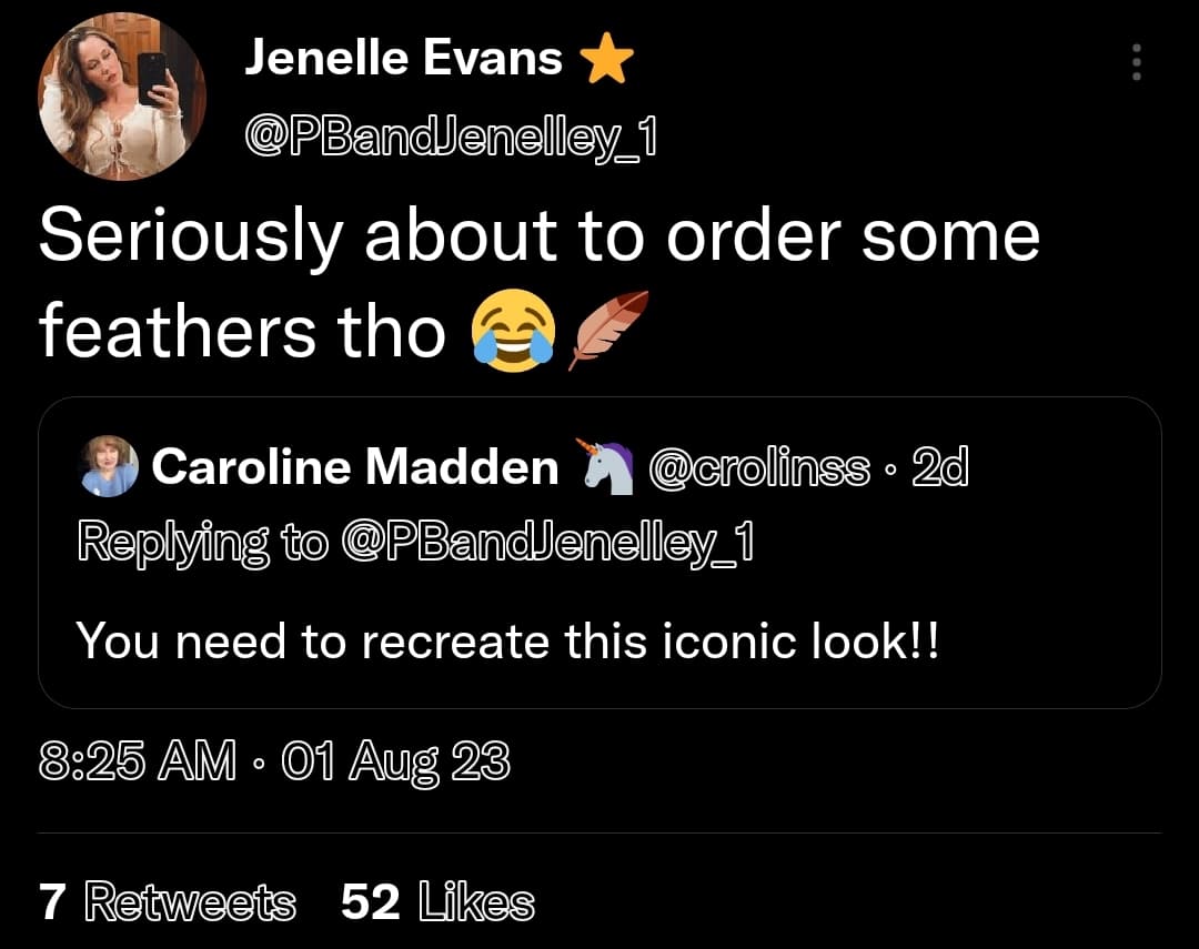 jenelle evans tweets about hair feathers and a kesha concert