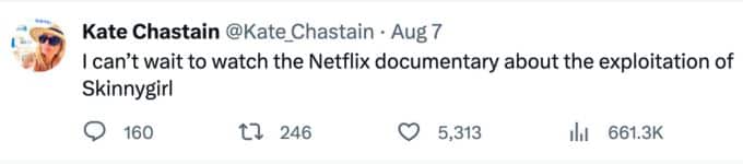 Kate Chastain tweet