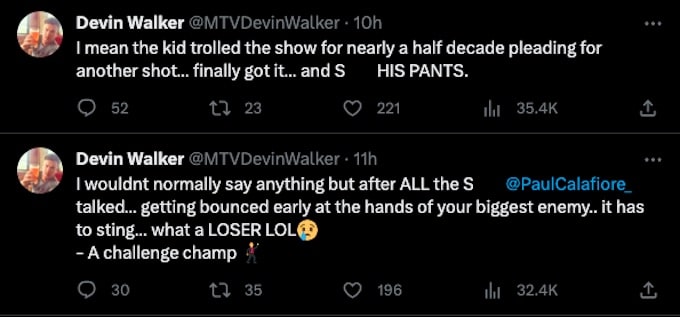 devin walker tweets about paulie after usa 2 loss