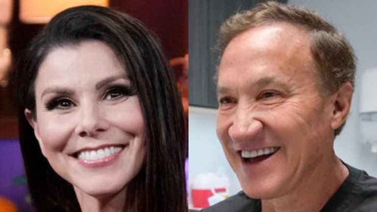 RHOC couple Heather Dubrow and Terry Dubrow close up