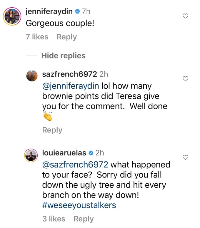 Luis Ruelas claps back at Instagram critic