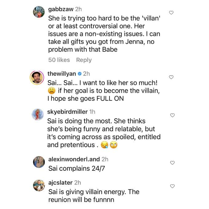 RHONY viewers blast Sai De Silva on Instagram 
