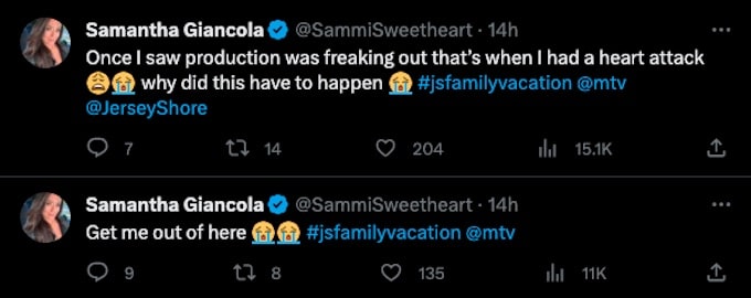 sammi sweetheart reacts pauly d prank on jersey shore