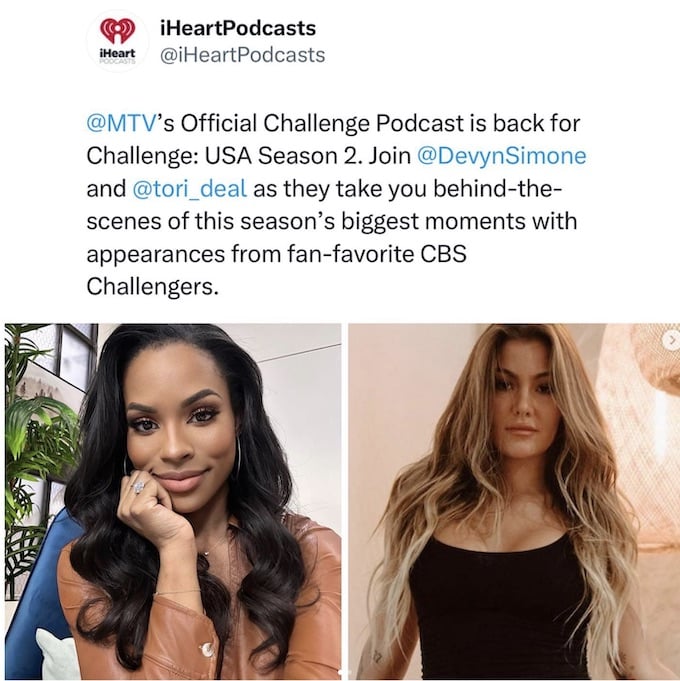 mtv official challenge podcast for usa 2 season