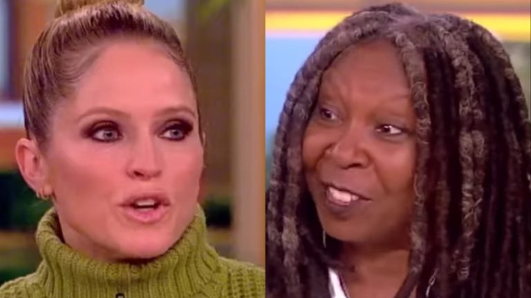 Sara Haines and Whoopi Goldberg on The View