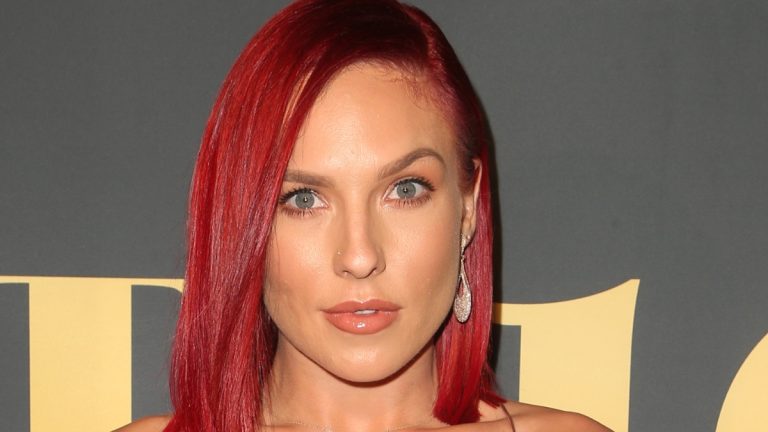 Sharna Burgess on the red carpet