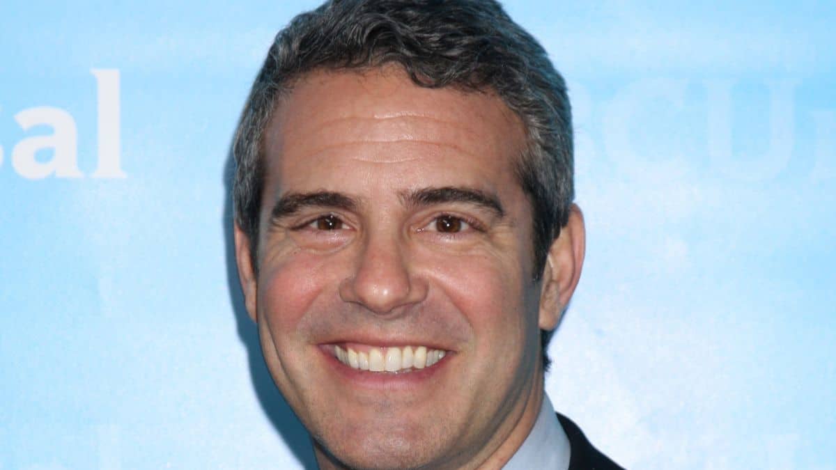 Andy Cohen on the red carpet.