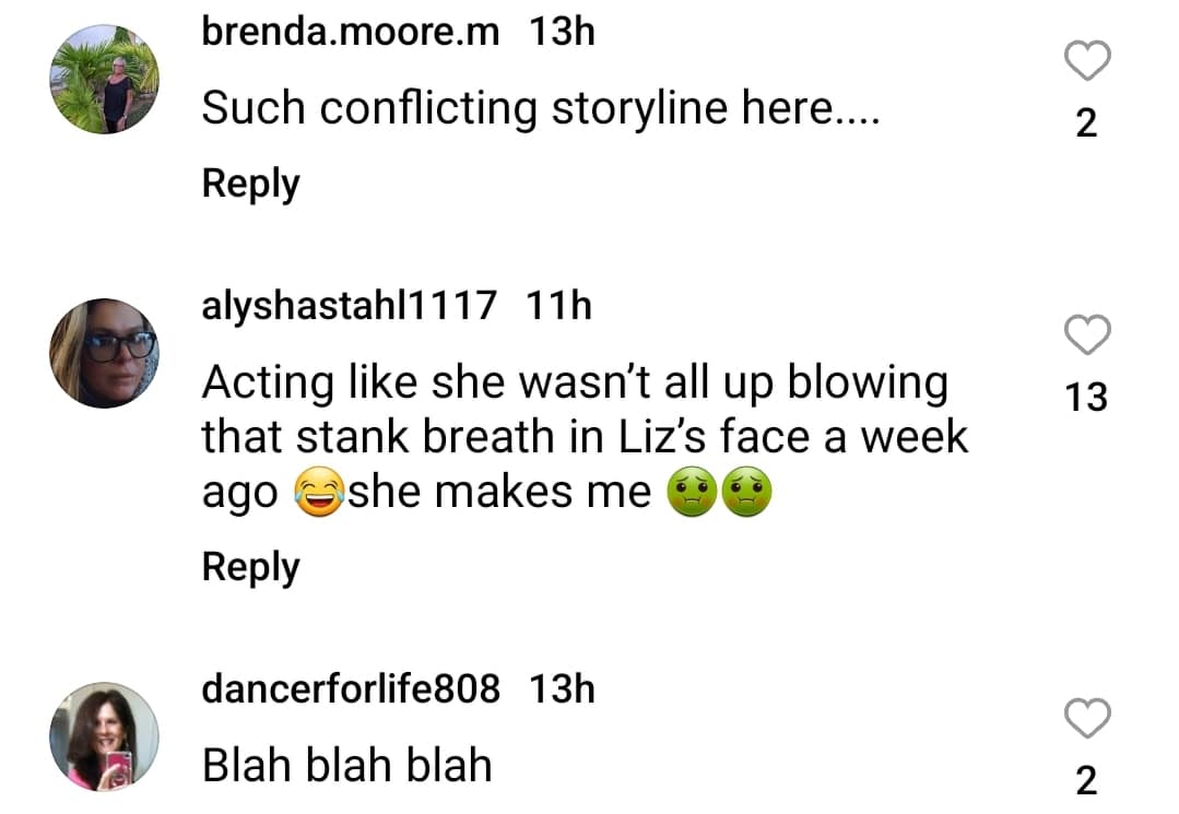 angela deem's instagram followers comment on her post