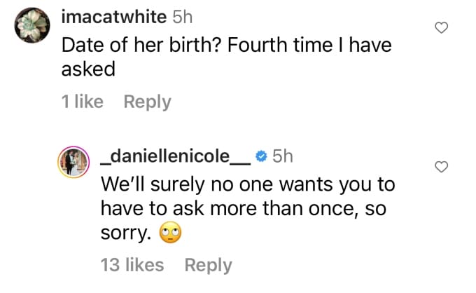 MAFS star Danielle Dodd claps back at a commenter 