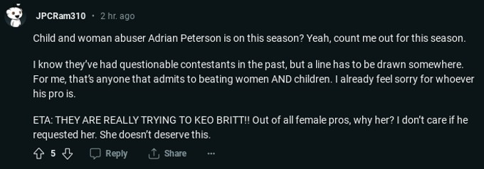 Adrian Peterson comments