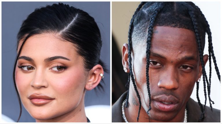 kylie jenner and travis scott side by side