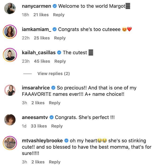 cast from the challenge comments on marie roda baby